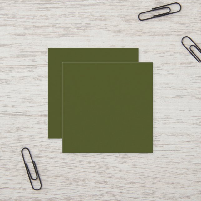 Tarjeta de visita de la Plaza Verde del Ejército (Anverso/Reverso In Situ)