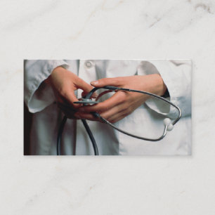 Tarjeta de visita de la práctica médica