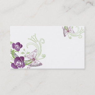 Tarjeta de visita de la primavera