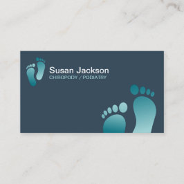 Tarjeta de visita de la quiropodia