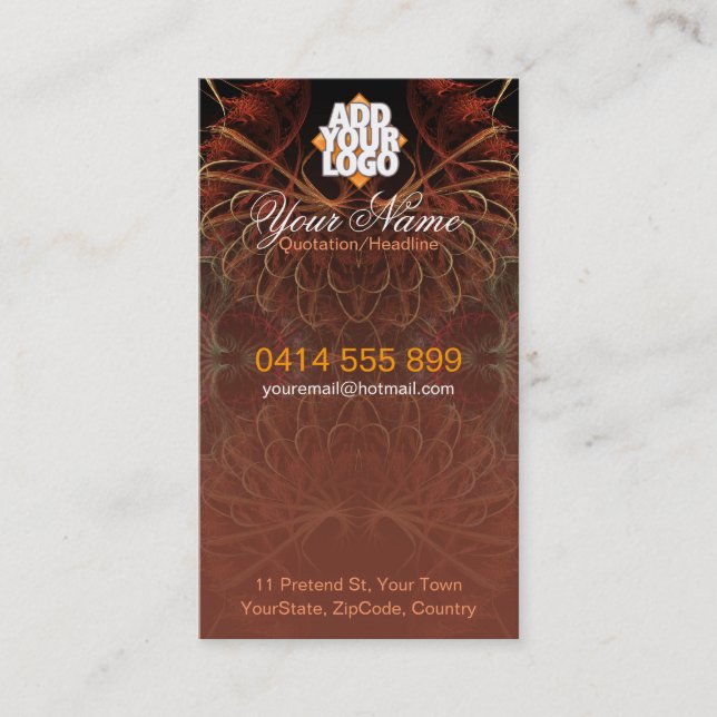 Tarjeta de visita de la realeza de la Tierra (Anverso)