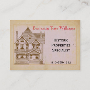 Tarjeta de visita de la renovación de las