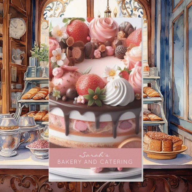 Tarjeta de visita de la restauración de panaderías (Subido por el creador)