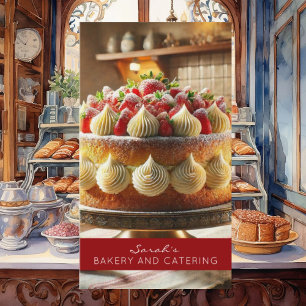 Tarjeta de visita de la restauración de panaderías