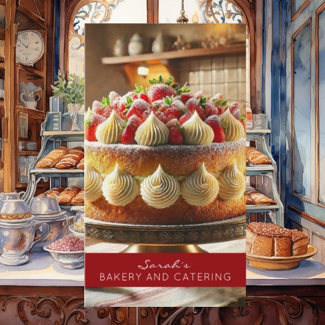 Tarjeta de visita de la restauración de panaderías (Subido por el creador)