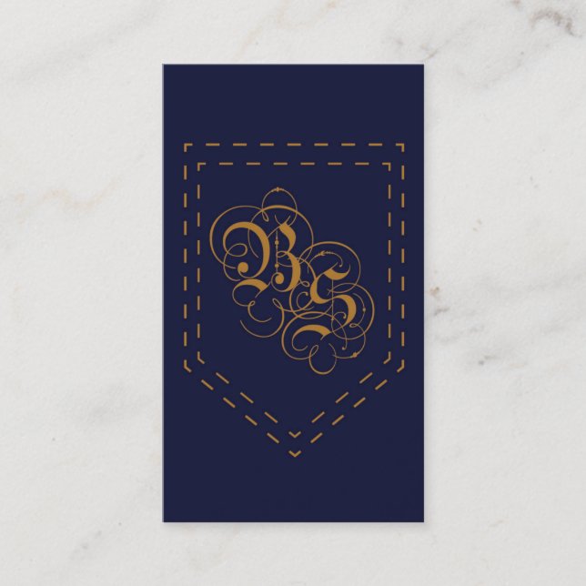 Tarjeta de visita de la ropa (Anverso)