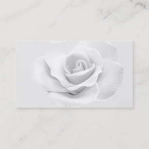 Tarjeta de visita de la Rosa Blanca