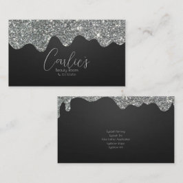 tarjeta de visita de la sala de belleza del person