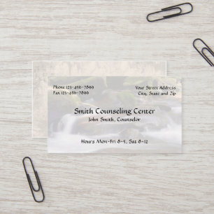 Tarjeta de visita de la salud mental del psicólogo