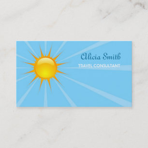 Tarjeta de visita de la sol