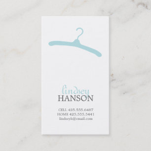 Tarjeta de visita de la suspensión