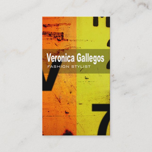 Tarjeta de visita de la tecnología del arte (Anverso)