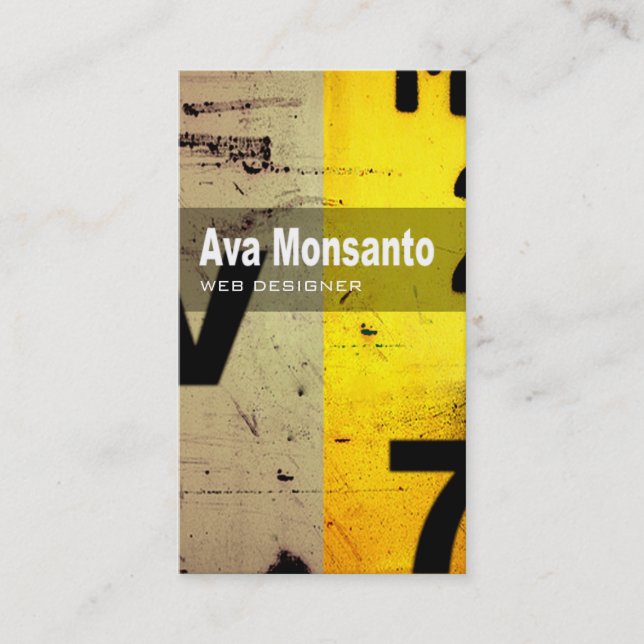 Tarjeta de visita de la tecnología del arte (Anverso)