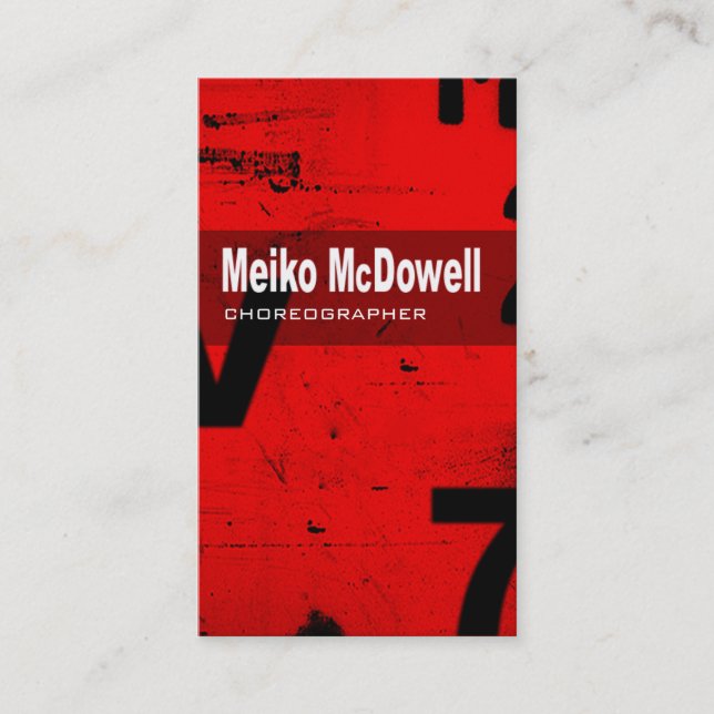 Tarjeta de visita de la tecnología del arte (Anverso)