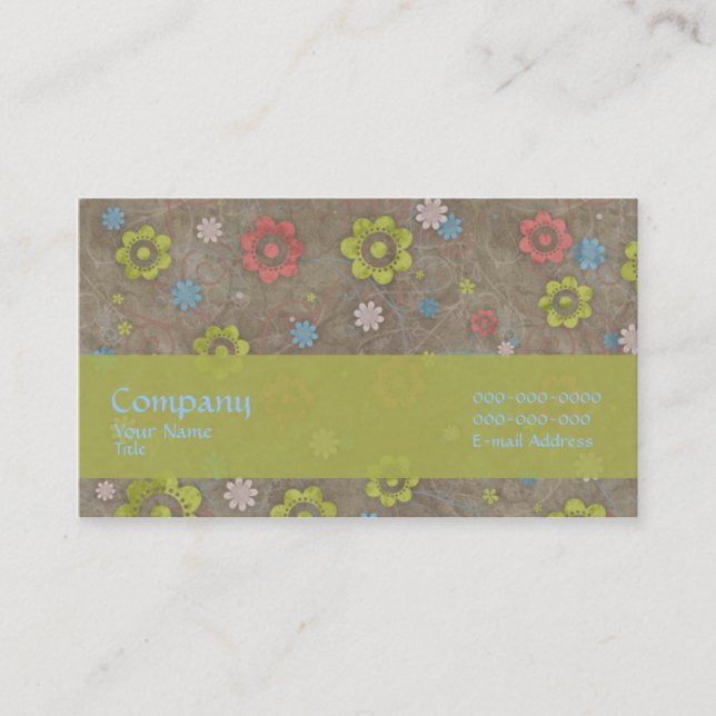 Tarjeta De Visita De la tierra (Anverso)