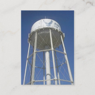 tarjeta de visita de la torre de agua