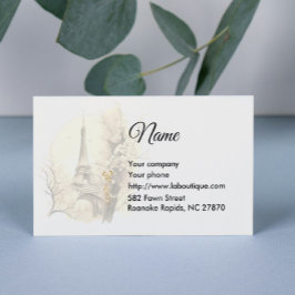 Tarjeta de visita de la Torre Eiffel