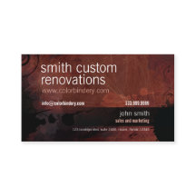 Tarjeta de visita de la trayectoria del Grunge