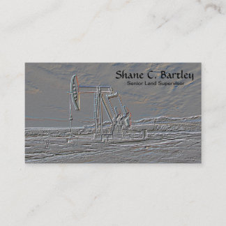 Tarjeta de visita de la unidad de bombeo del