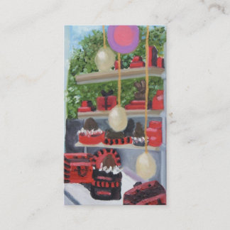 Tarjeta de visita de la ventana de Paul Lamotte