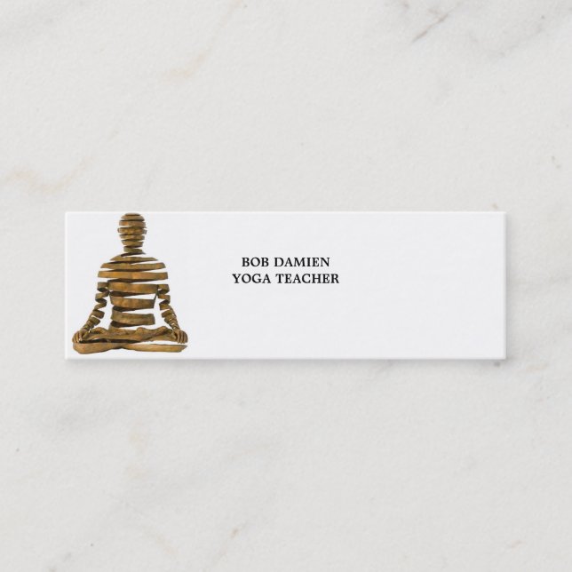 TARJETA DE VISITA DE LA YOGA (Anverso)