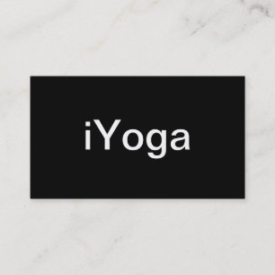 Tarjeta de visita de la yoga