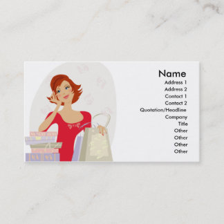 Tarjeta de visita de LadyShopper