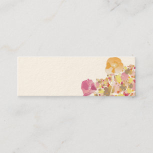 Tarjeta de visita de las amapolas