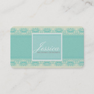 Tarjeta de visita de las bodas de P