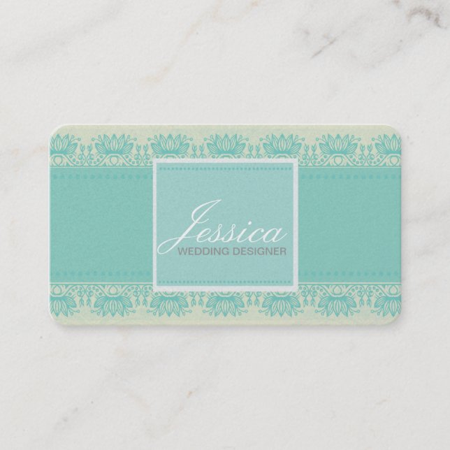Tarjeta de visita de las bodas de P (Anverso)