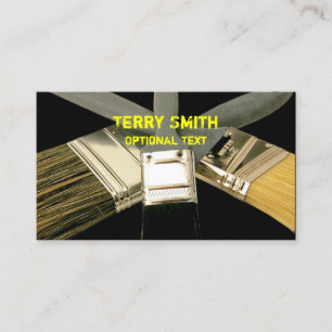 Tarjeta de visita de las brochas