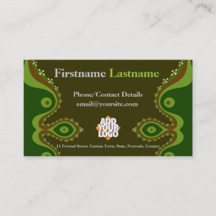 TARJETA de VISITA de las colinas de Shamania