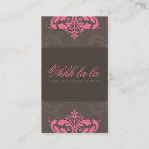 TARJETA DE VISITA DE LAS COSTURAS:: flourish 1AP
