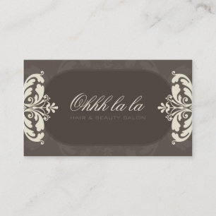 TARJETA DE VISITA DE LAS COSTURAS:: flourish 3L de