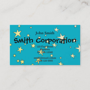 Tarjeta de visita de las estrellas