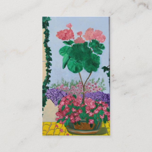 TARJETA DE VISITA DE LAS FLORACIONES DE BERLÍN DE (Anverso)
