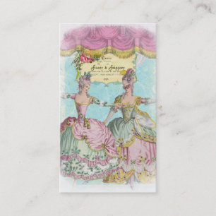 Tarjeta de visita de las galas y del Frippery