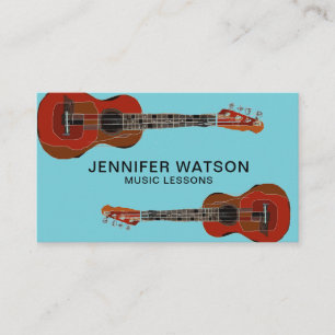 Tarjeta de visita de las guitarras