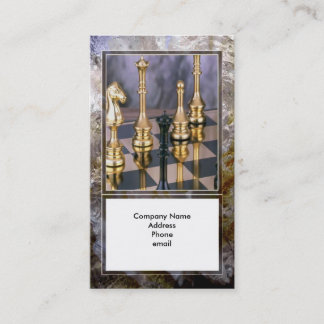 Tarjeta de visita de las inversiones