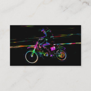 Tarjeta de visita de las motocicletas de los
