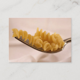 Tarjeta de visita de las pastas