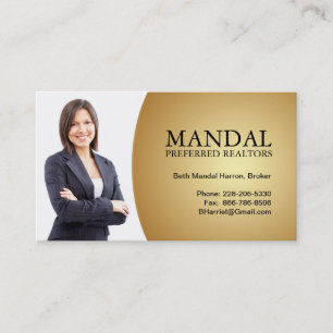 Tarjeta de visita de las propiedades inmobiliarias