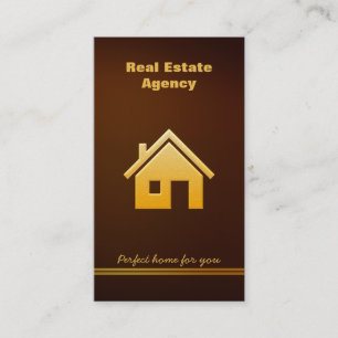 Tarjeta de visita de las propiedades inmobiliarias