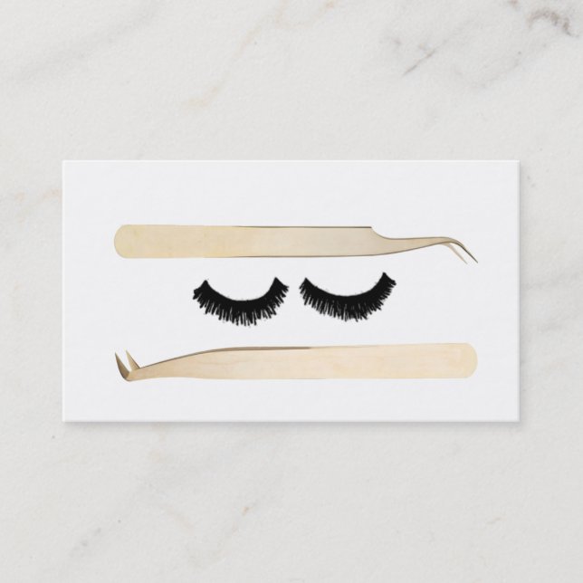 Tarjeta de visita de LASHLIFE (Anverso)