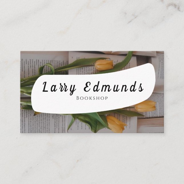 Tarjeta de visita de librería (Anverso)