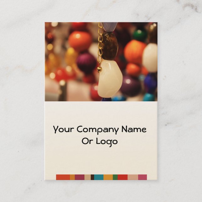 Tarjeta de visita de los accesorios (Anverso)