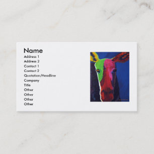 tarjeta de visita de los alces