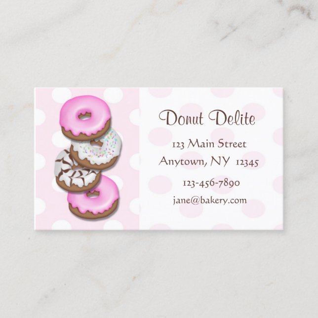 Tarjeta de visita de los anillos de espuma (Anverso)