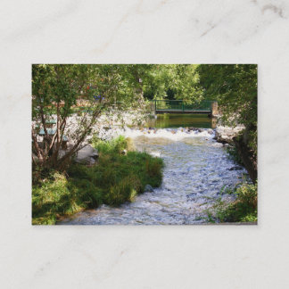 Tarjeta de visita de los arroyos