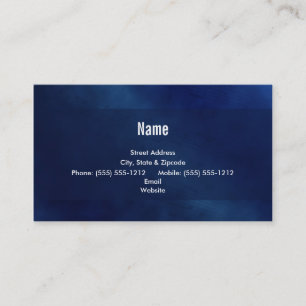 Tarjeta de visita de los azules